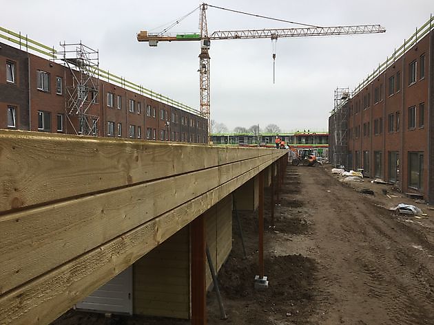 Bergingen met luifels en carports te Utrecht - Houtbouw Lageman B.V. Zuidbroek