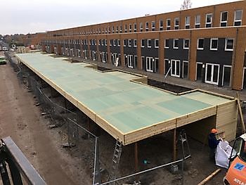 Bergingen met carport in Groningen Houtbouw Lageman B.V. Zuidbroek