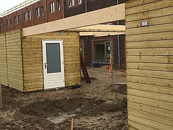 Montagebedrijf voor prefab houten constructies - Houtbouw Lageman B.V. Zuidbroek